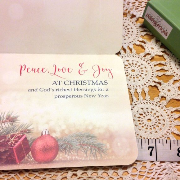 Bible Scriptures on Beautiful Die-cut Christmas Cards - Picture 10 of 12